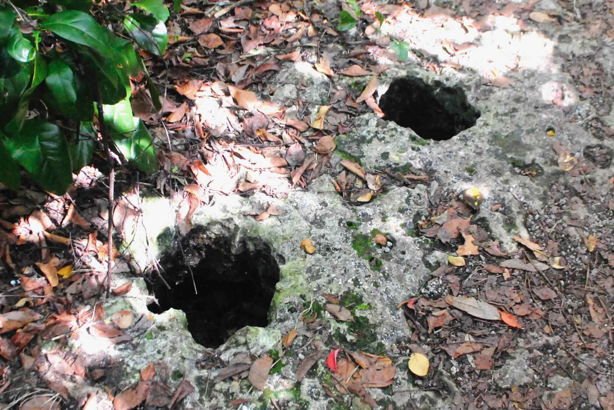 solution holes