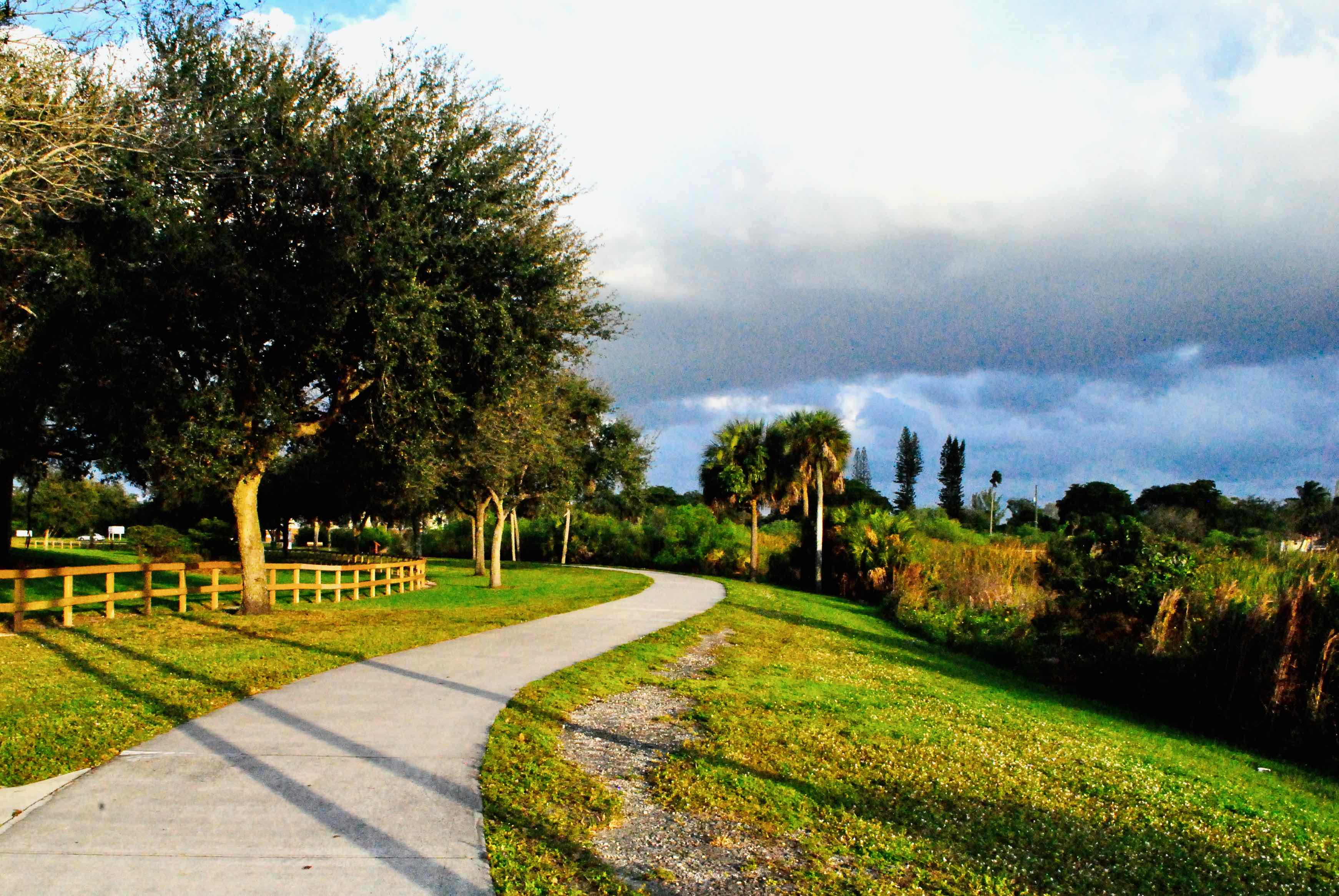 concrete trail